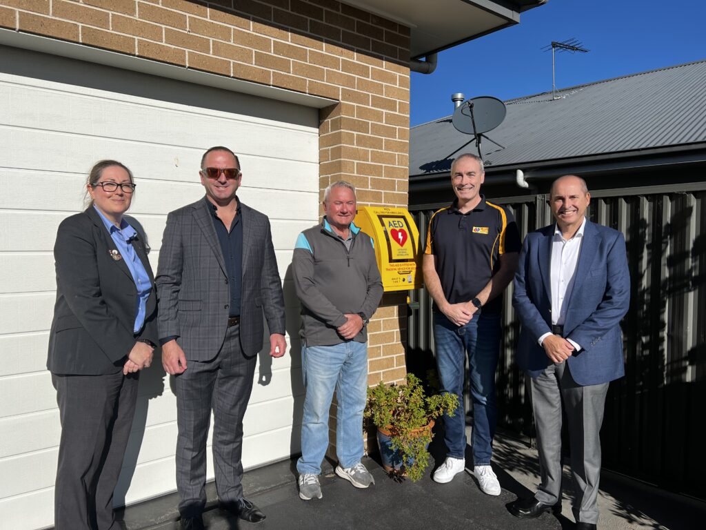 Macarthur Champion Graham Miles with Greg Page and Clubs of Macarthur CEOs