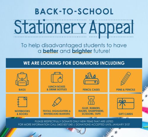 Wests Group and The Silver Coin Project Back-to-School Stationery Appeal