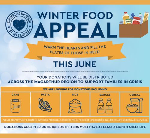 Support Our Community in Need Through Our Winter Food Appeal